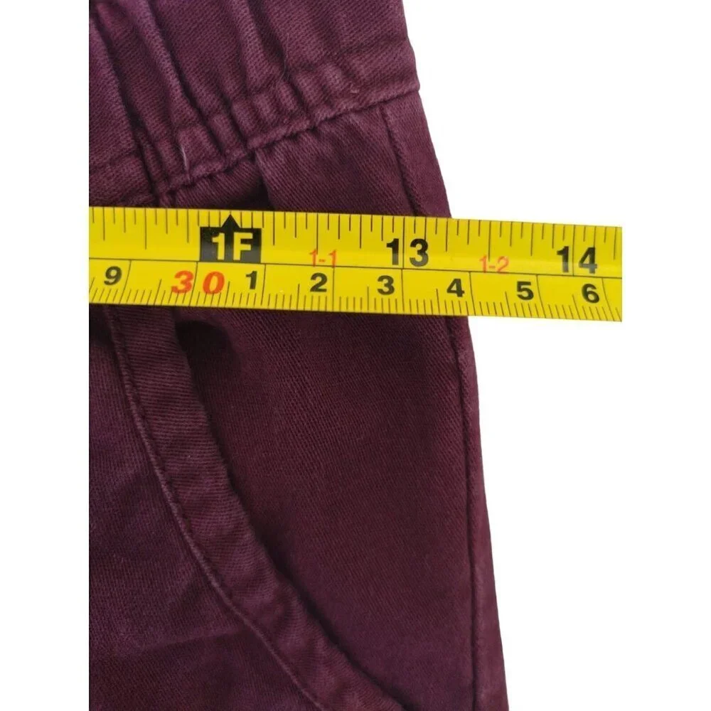 Wonder Nation Boys Red Sweatpants, Large Size (10-12), Elastic Waist and Cuffs.